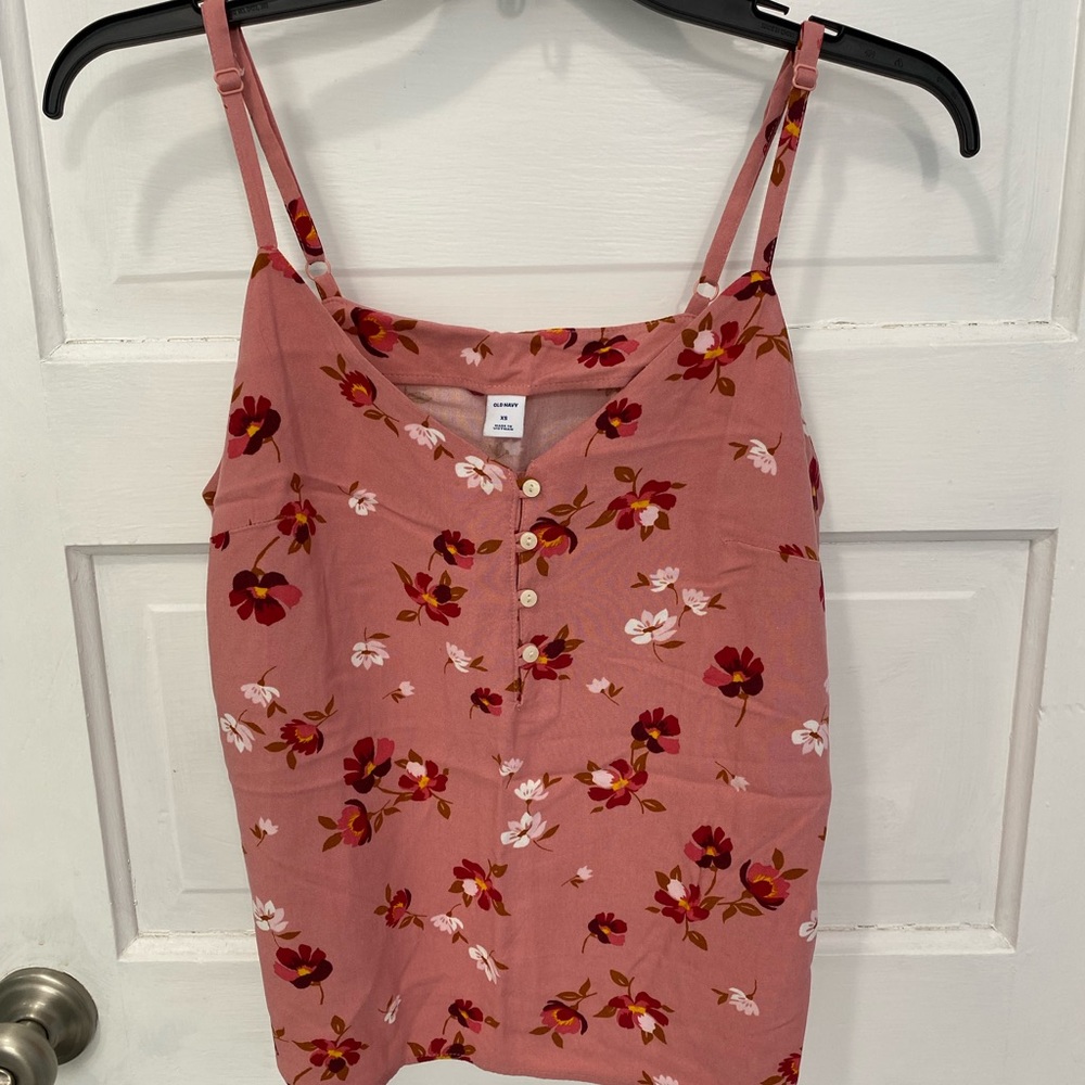 Old Navy Floral Cropped Cami - XS